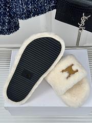 Fortok Celine Fur Slippers White - 2