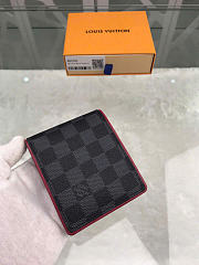 Fortok Louis Vuitton Multiple Damier Wallet Graphite Canvas N63260 12x9cm - 4