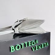 Fortok Bottega Veneta Liberta Crossbody Bag Light Grey 806030 27x16x6cm - 6