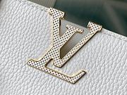 Fortok Louis Vuitton Capucines Bag White Flower Detail M21416 27x17.3x9cm - 4