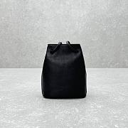 Fortok Miu Miu Nappa Bucket Bag Black 17.5×15×8cm - 5