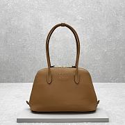 Fortok Miu Miu Leather Bag Cognac 33x13x21cm - 6