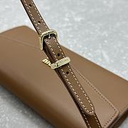 Fortok Miu Miu Softy & Nastro Wallet in Brown 19x11cm - 6