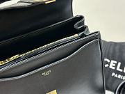 Fortok Celine 16 Seize Handbag Calfskin Black 23x18x10cm - 2