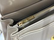 Fortok Celine 16 Seize Handbag Calfskin Grey 23x18x10cm - 2