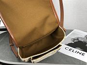 Fortok Celine Folco Triomphe Shoulder Bag White 18x17x6.5cm - 2