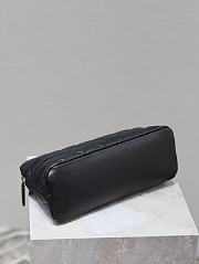 Fortok Saint Laurent Le Cassandre Cosmetic Bag Black 736010 30×20×11cm - 6