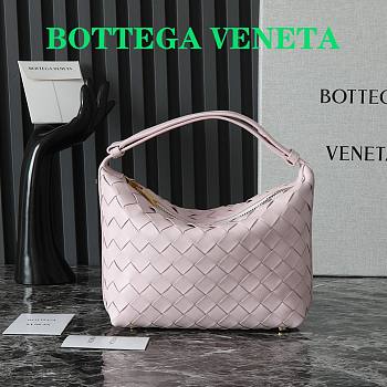 Fortok Bottega Veneta Wallace Shoulder Bag Pink 80847 20×13×9.5cm