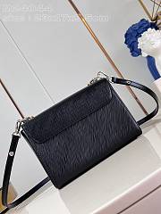 Fortok Louis Vuitton Twist PM Bloom Bag Black M24042 19x15x9cm - 4