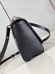 Fortok Louis Vuitton Twist PM Bloom Bag Black M24042 19x15x9cm - 3