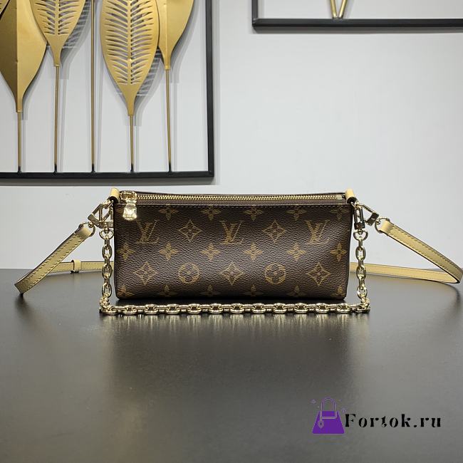 Fortok Louis Vuitton Bloom Pouch Banana Yellow M11672 22.5x13x13cm - 1