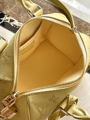Fortok Louis Vuitton Speedy Bandoulière 20 Monogram Pattern Bag Yellow M11276 20.5x13.5x12cm   - 5