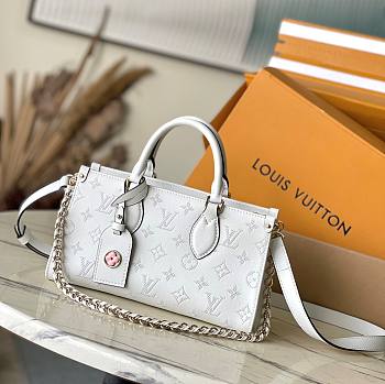 Fortok Louis Vuitton OnTheGo East West Bag White M11274 25x13x10cm 