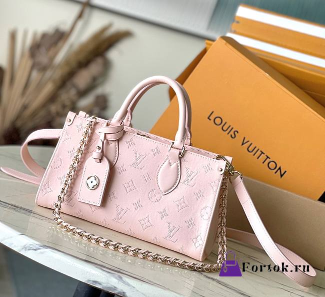 Fortok Louis Vuitton OnTheGo East West Bag Pink M11274 25x13x10cm  - 1
