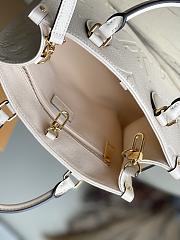 Fortok Louis Vuitton Onthego Bag Cream M46569 25x19x11.5cm - 4