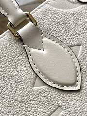 Fortok Louis Vuitton Onthego Bag Cream M46569 25x19x11.5cm - 2
