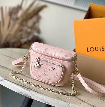 Fortok Louis Vuitton Mini Bumbag Pink M11300 17x12x9.5cm