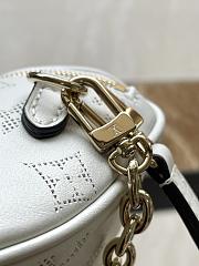 Fortok Louis Vuitton Mini Bumbag White M11300 17x12x9.5cm - 3