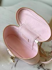 Fortok Louis Vuitton Vanity Pouch Handbag Pink M11298 19x11.5x6.5cm - 3