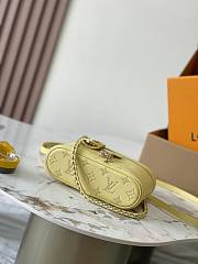 Fortok Louis Vuitton Vanity Pouch Handbag Yellow M11298 19x11.5x6.5cm - 3