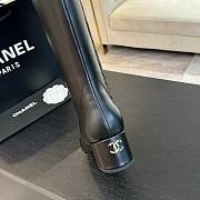 Fortok Chanel High Boots Calfskin Black - 4