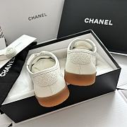 Fortok Chanel Trainers Calfskin & Suede Calfskin White - 6
