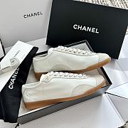Fortok Chanel Trainers Calfskin & Suede Calfskin White - 5