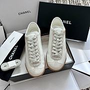Fortok Chanel Trainers Calfskin & Suede Calfskin White - 4