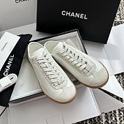 Fortok Chanel Trainers Calfskin & Suede Calfskin White - 3