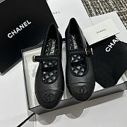 Fortok Chanel 24S Mary Jane Shoes Black - 1