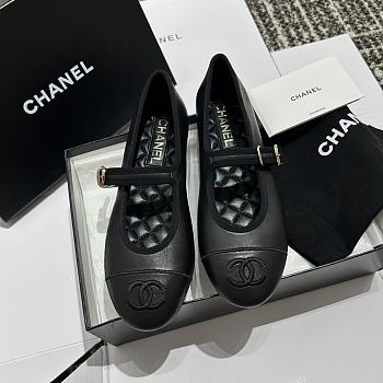 Fortok Chanel 24S Mary Jane Shoes Black