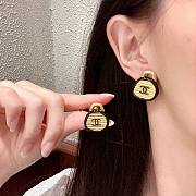 Fortok Chanel Handbag Double C Earrings  - 3