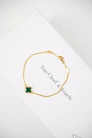 Fortok Van Cleef & Arpels Mini Single Flower Bracelet Gold - 1