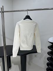 Fortok Louis Vuitton Brushed Knit Sweater Black / White - 3
