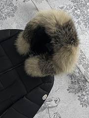 Fortok Moncler 24 Hooded Fur Collar Down Jacket - 4