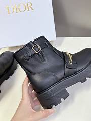 Fortok Dior D-Quest Ankle Boot Black Calfskin - 6