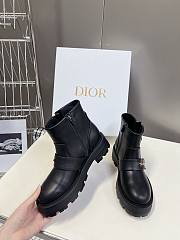 Fortok Dior D-Quest Ankle Boot Black Calfskin - 5