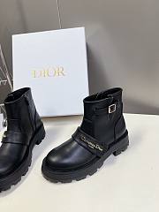Fortok Dior D-Quest Ankle Boot Black Calfskin - 4