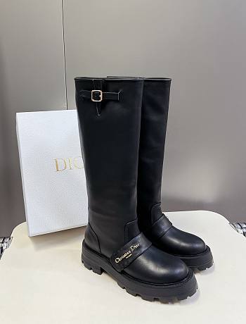 Fortok Dior D-Quest Boot Black Calfskin
