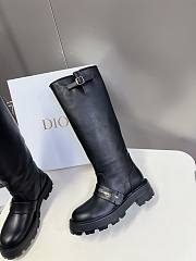 Fortok Dior D-Quest Boot Black Calfskin - 6