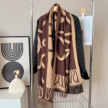 Fortok Loewe Scarf Black / Brown 65x180cm