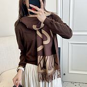 Fortok Loewe Scarf Black / Brown 65x180cm - 6