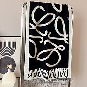 Fortok Loewe Scarf Black / Brown 65x180cm - 5