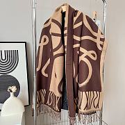 Fortok Loewe Scarf Black / Brown 65x180cm - 4