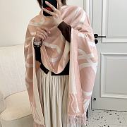 Fortok Loewe Scarf Pink / Yellow 65x180cm - 1
