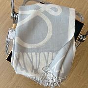 Fortok Loewe Scarf Dark Grey / Light Grey 65x180cm - 3