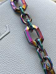 Fortok Louis Vuitton Capucines East-West Blue Bag Colorful Octagonal Chain M11422 29x16.5x9cm - 4