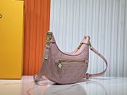 Fortok Louis Vuitton Loop Bag Pink Monogram Embossed Calfskin M11279 24x22x6cm - 6