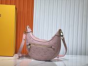 Fortok Louis Vuitton Loop Bag Pink Monogram Embossed Calfskin M11279 24x22x6cm - 4