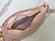 Fortok Louis Vuitton Loop Bag Pink Monogram Embossed Calfskin M11279 24x22x6cm - 3